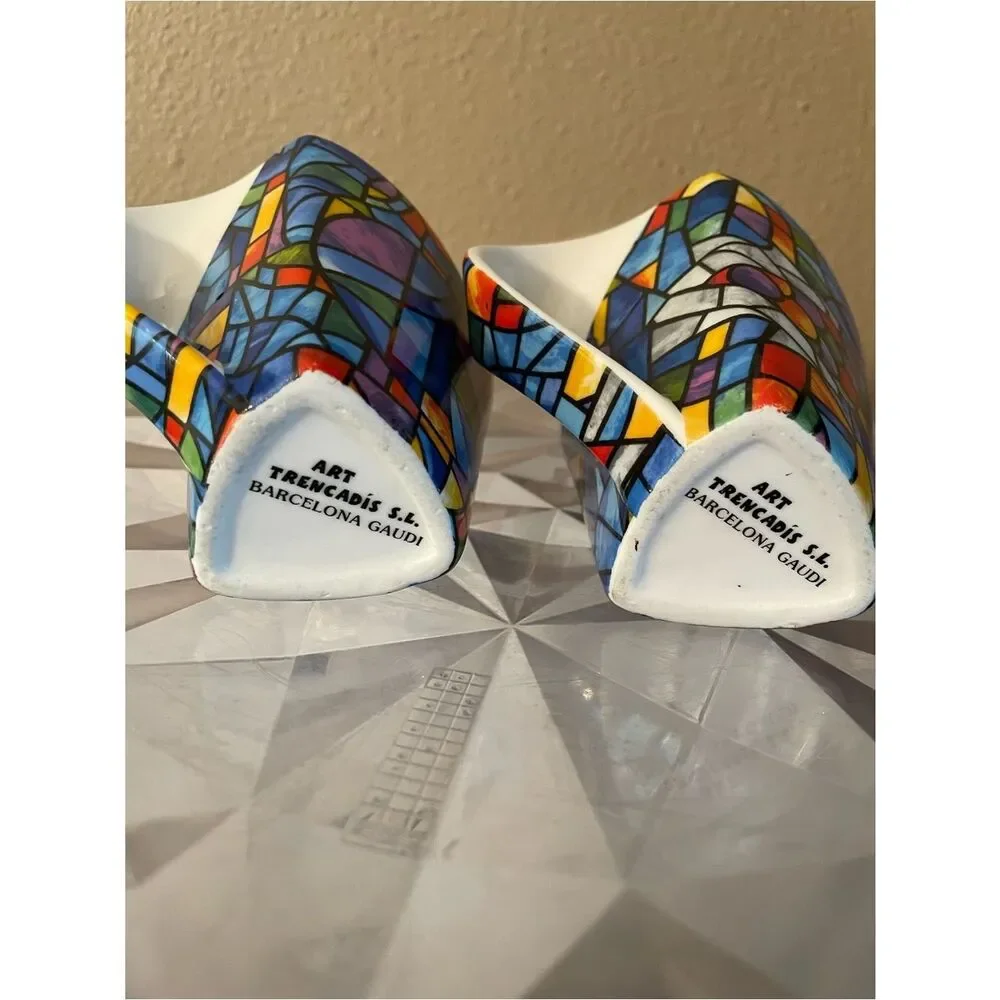 Barcelona Gaudi Mosaic Cappuccino Cups set of 2